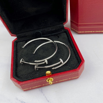 [⭐moonlume]JUSTE EARRINGS FULL DIAMONDS 1.8MM