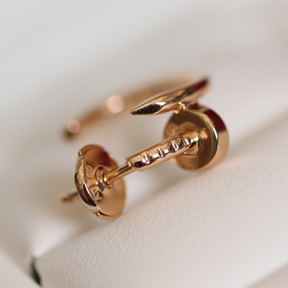 [⭐moonlume]JUSTE EARRINGS PINK GOLD