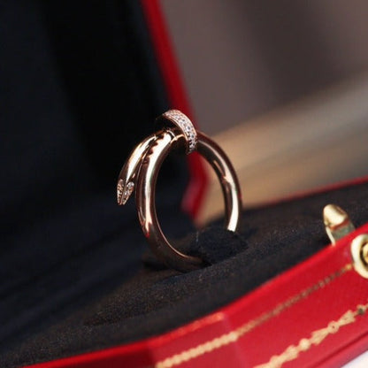 [⭐moonlume]JUSTE RING 2.65MM PINK GOLD DIAMOND