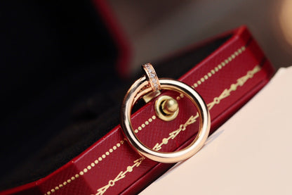 [⭐moonlume]JUSTE RING 2.65MM PINK GOLD DIAMOND