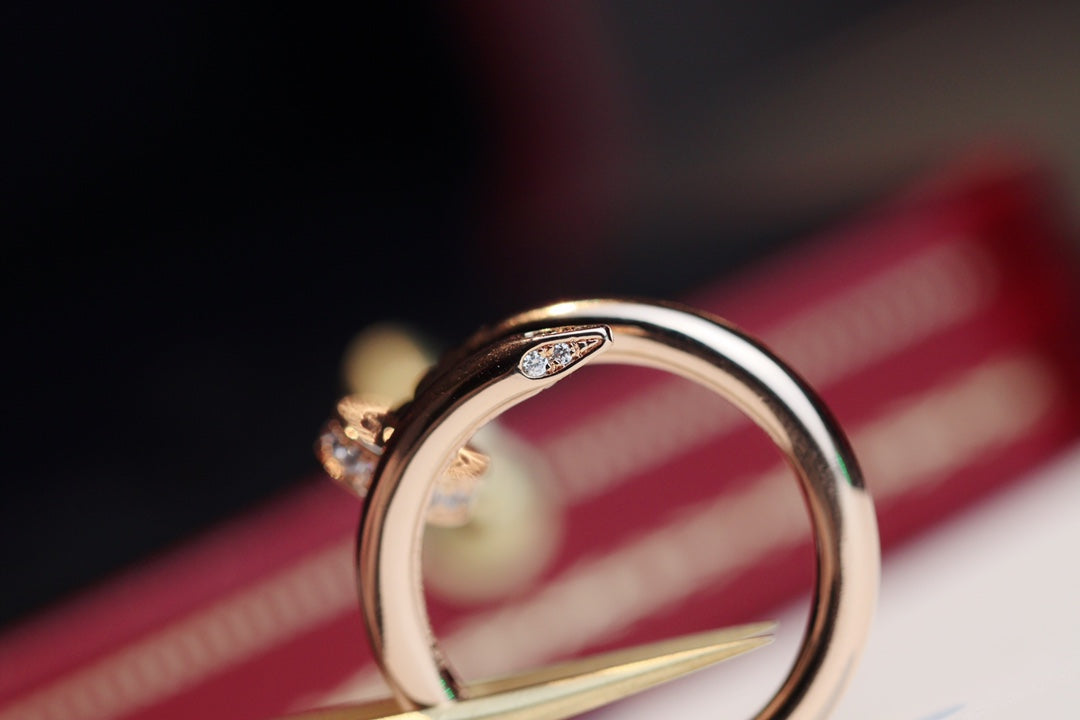 [⭐moonlume]JUSTE RING 2.65MM PINK GOLD DIAMOND