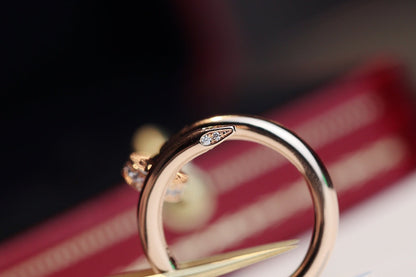 [⭐moonlume]JUSTE RING 2.65MM PINK GOLD DIAMOND