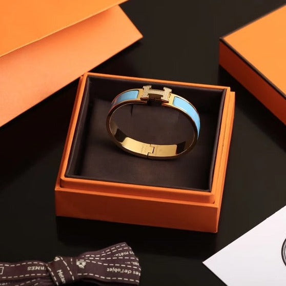 [⭐moonlume]H CLOUD BLUE BRACELET GOLD DIAMOND
