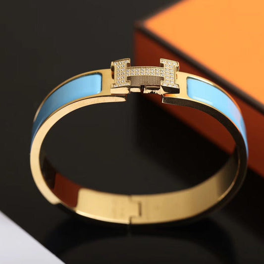 [⭐moonlume]H CLOUD BLUE BRACELET GOLD DIAMOND