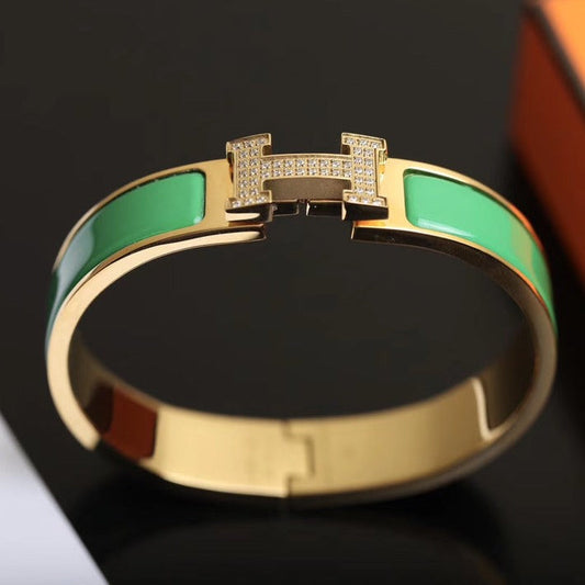 [⭐moonlume]H BRACELET GOLD DIAMOND