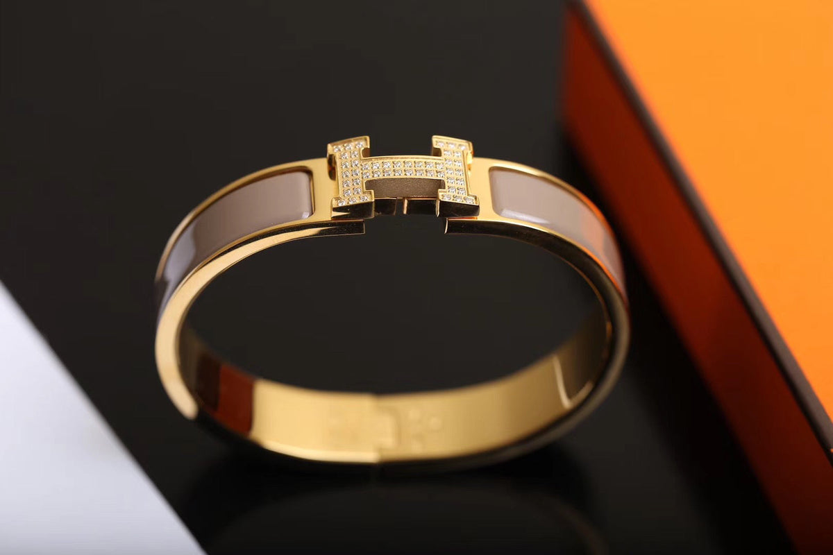 [⭐moonlume]H BRACELET GOLD DIAMOND