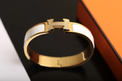 [⭐moonlume]H BRACELET GOLD DIAMOND