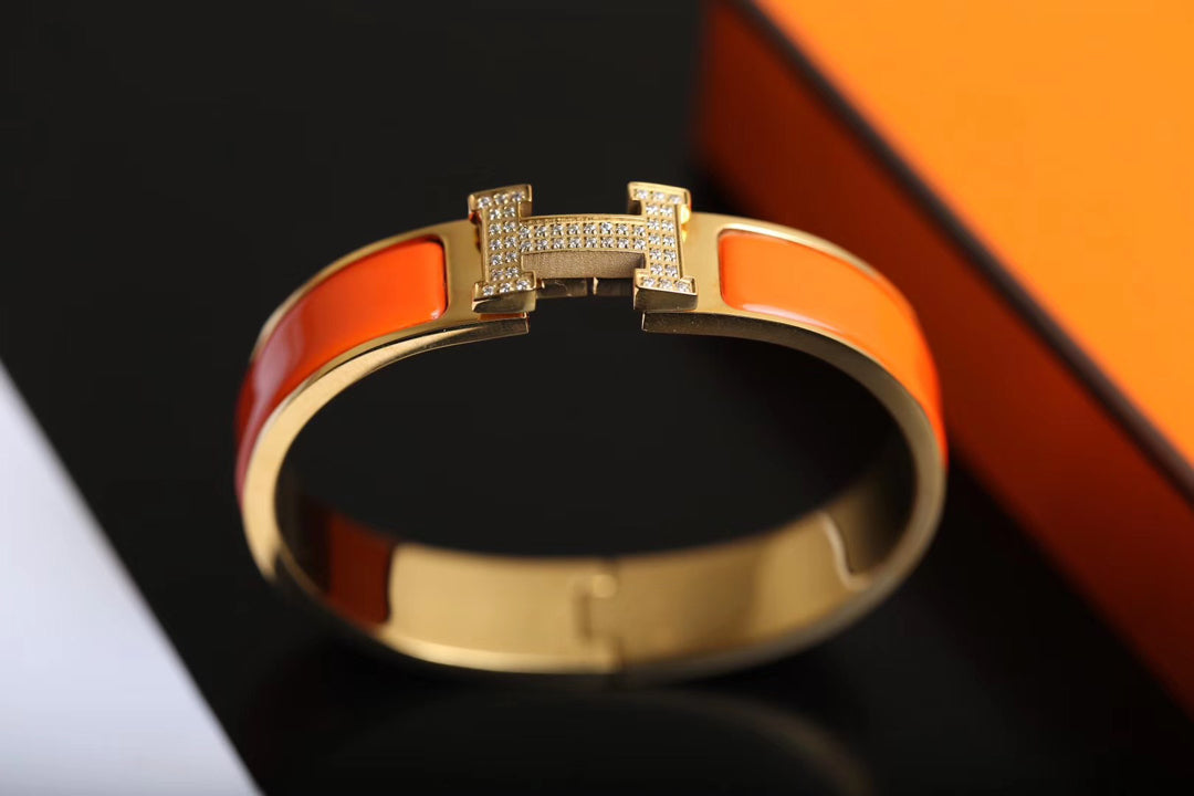 [⭐moonlume]H BRACELET GOLD DIAMOND