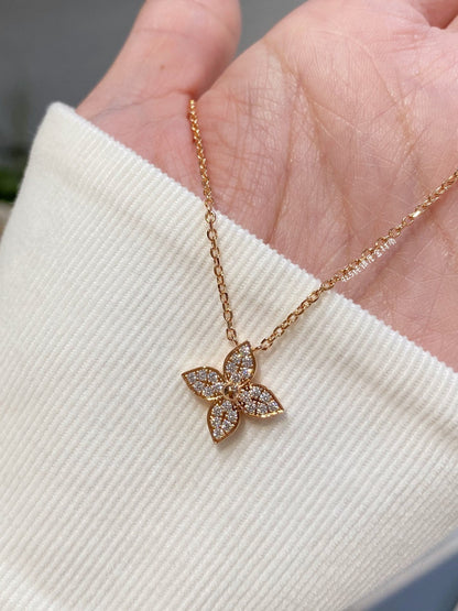 [⭐moonlume]STAR DIAMOND NECKALCE