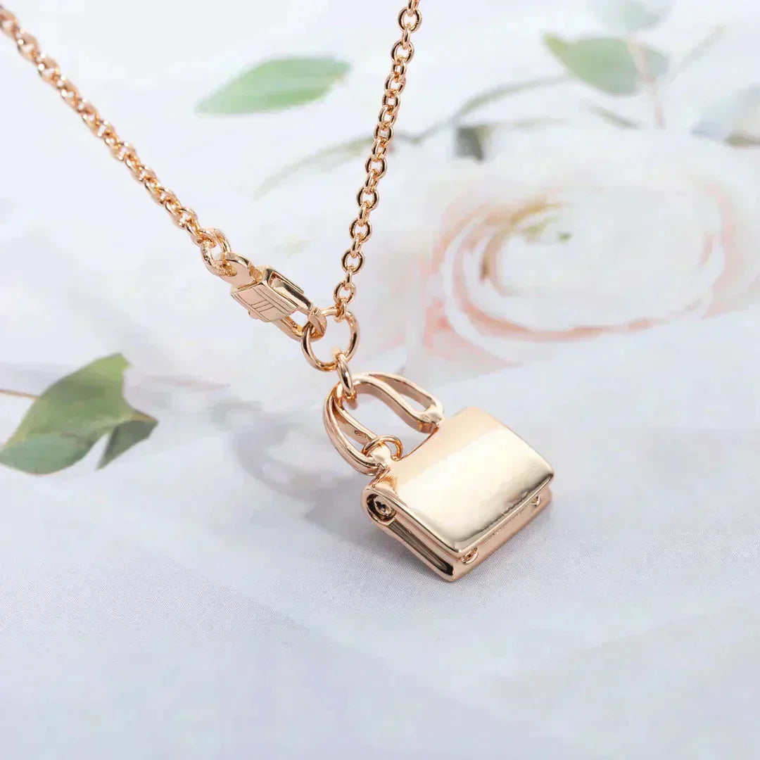 [⭐moonlume]AMULETTE PEDANT ROSE GOLD NECKLACE