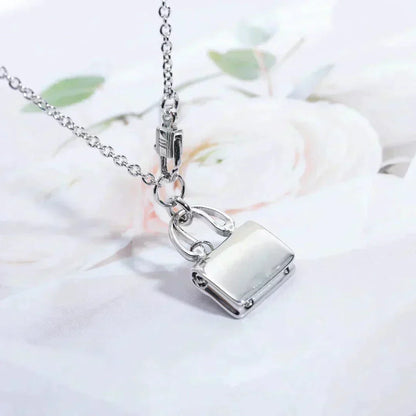 [⭐moonlume]AMULETTE PEDANT SILVER NECKLACE