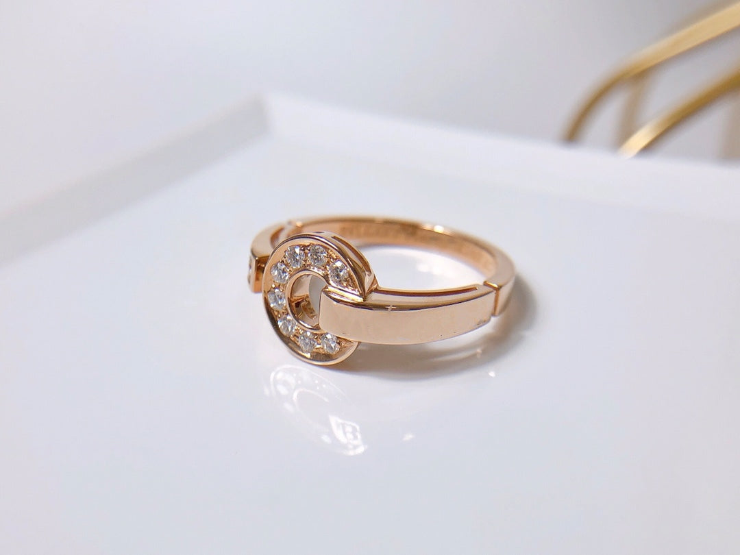 [⭐moonlume]DREAM RING DIAMOND PINK GOLD
