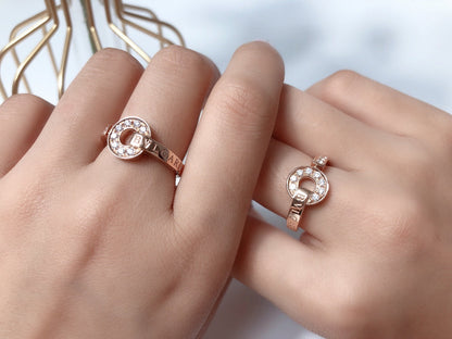 [⭐moonlume]DREAM RING DIAMOND PINK GOLD