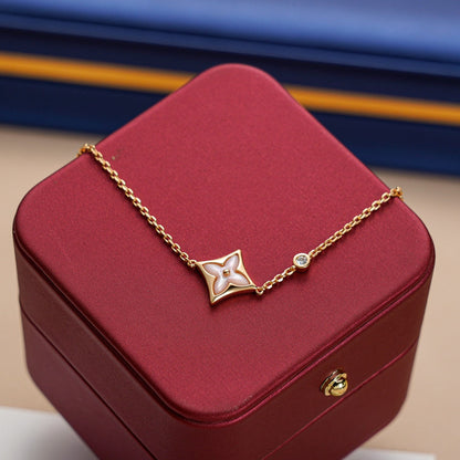 [⭐moonlume]STAR 1 DIAMOND PINK GOLD BRACELET
