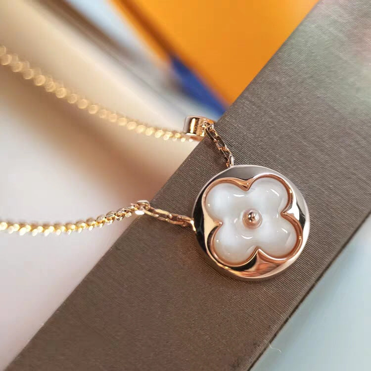 [⭐moonlume]SUN MOP GOLD 1 DIAMOND NECKLACE