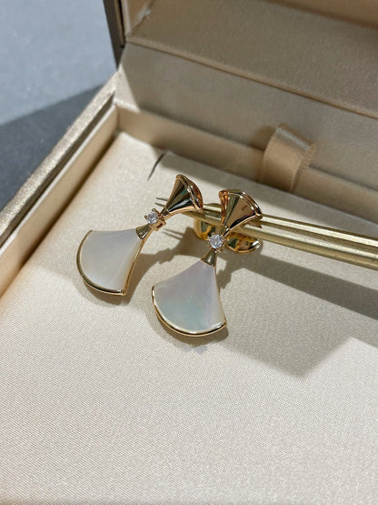 [⭐moonlume]DREAM MOP 1 DIAMOND EARRINGS