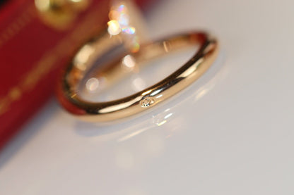 [⭐moonlume]JUSTE RING 2.65MM GOLD DIAMOND
