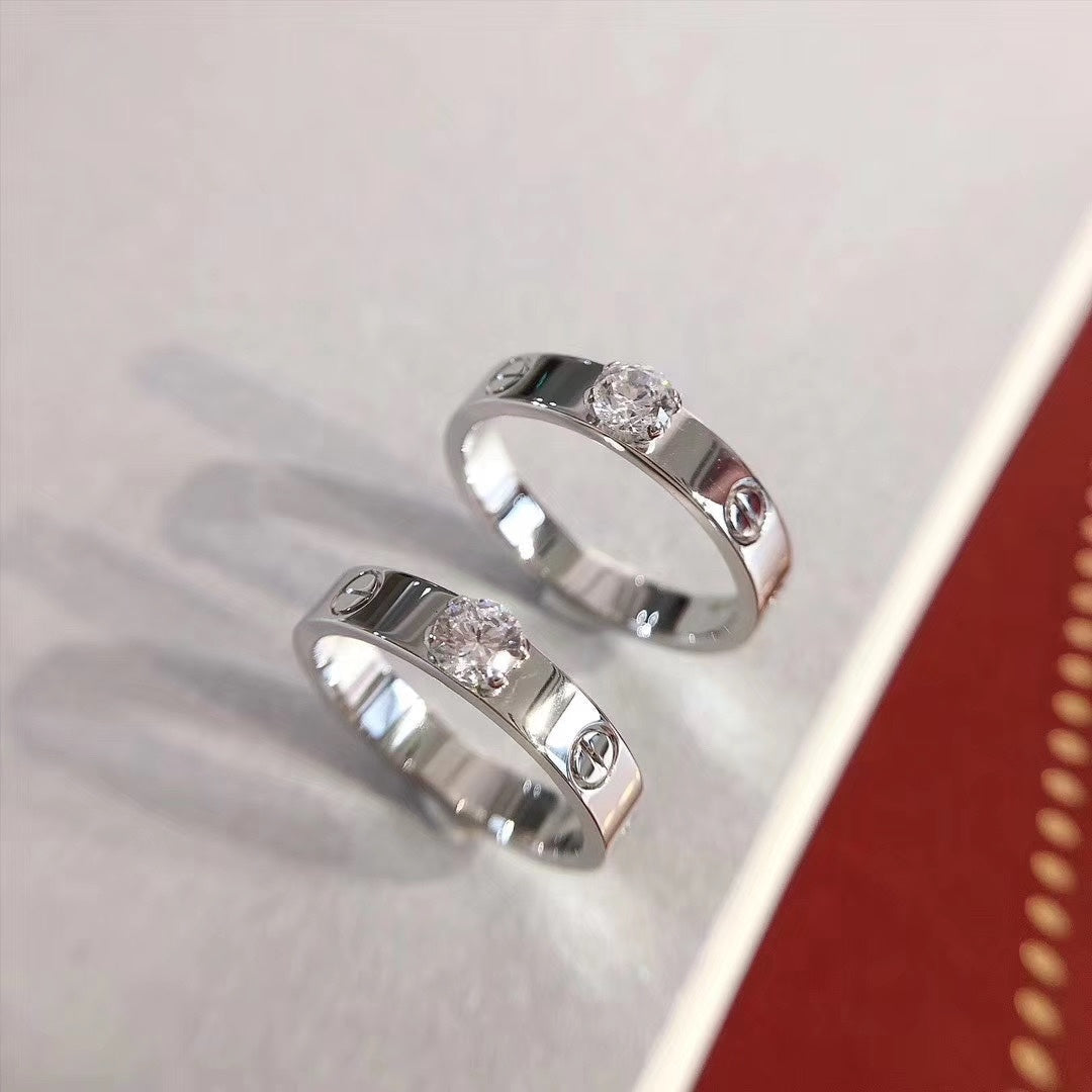 [⭐moonlume]LOVE RING 3.6MM 1 BIG DIAMOND