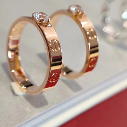 [⭐moonlume]LOVE RING 3.6MM 1 BIG DIAMOND