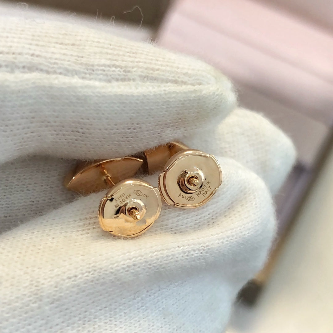 [⭐moonlume]DREAM EARRINGS 3 MOTIFS ONYX MOP PINK GOLD