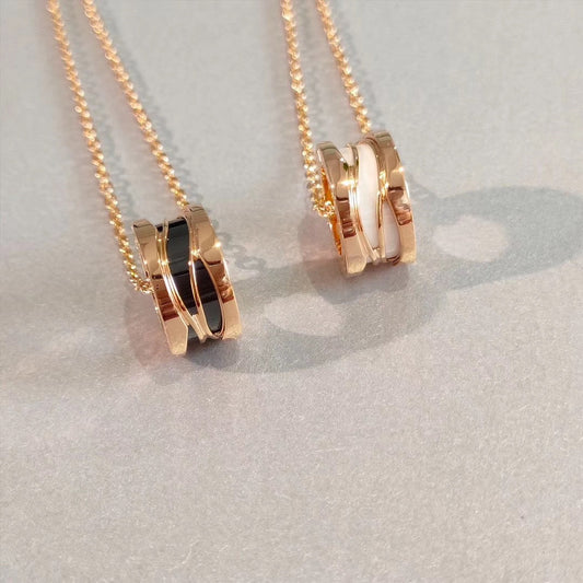 [⭐moonlume]ZERO 1 NECKLACE PINK GOLD