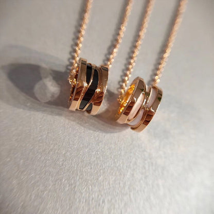 [⭐moonlume]ZERO 1 NECKLACE PINK GOLD