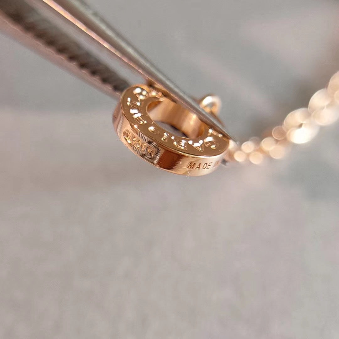 [⭐moonlume]ZERO 1 NECKLACE PINK GOLD