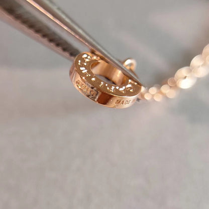[⭐moonlume]ZERO 1 NECKLACE PINK GOLD