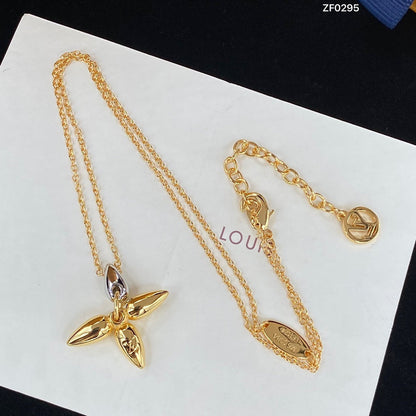 [⭐moonlume]LOUISETTE PEDANT GOLD NECKLACE