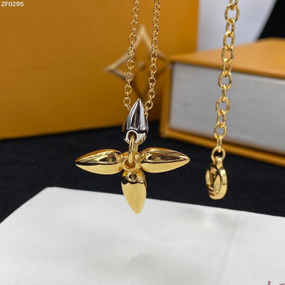 [⭐moonlume]LOUISETTE PEDANT GOLD NECKLACE