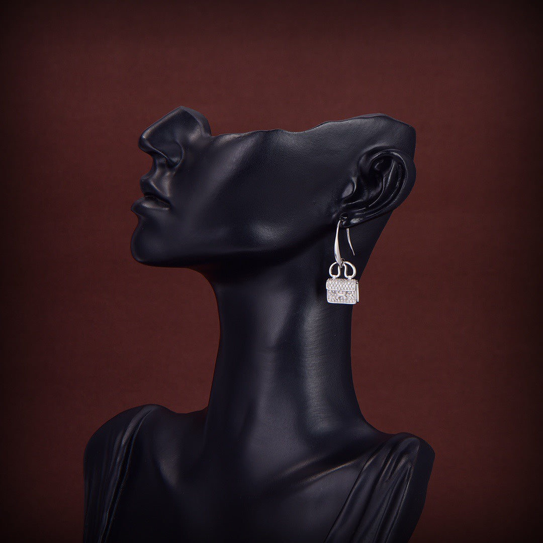 [⭐moonlume]KELLY DIAMOND EARRINGS