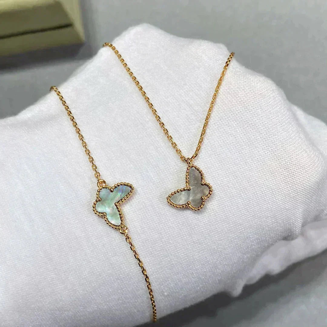 [⭐moonlume]BUTTERFLY DARK MOP BUTTERFLY BRACELET