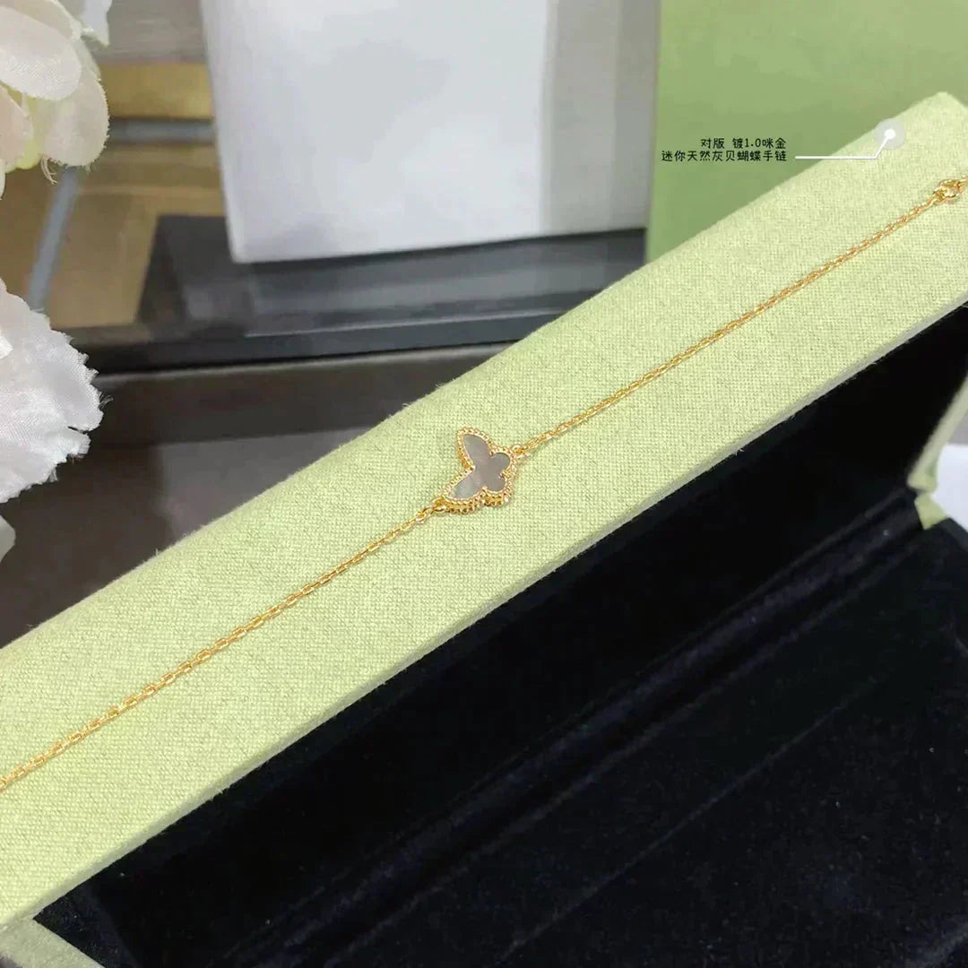 [⭐moonlume]BUTTERFLY DARK MOP BUTTERFLY BRACELET