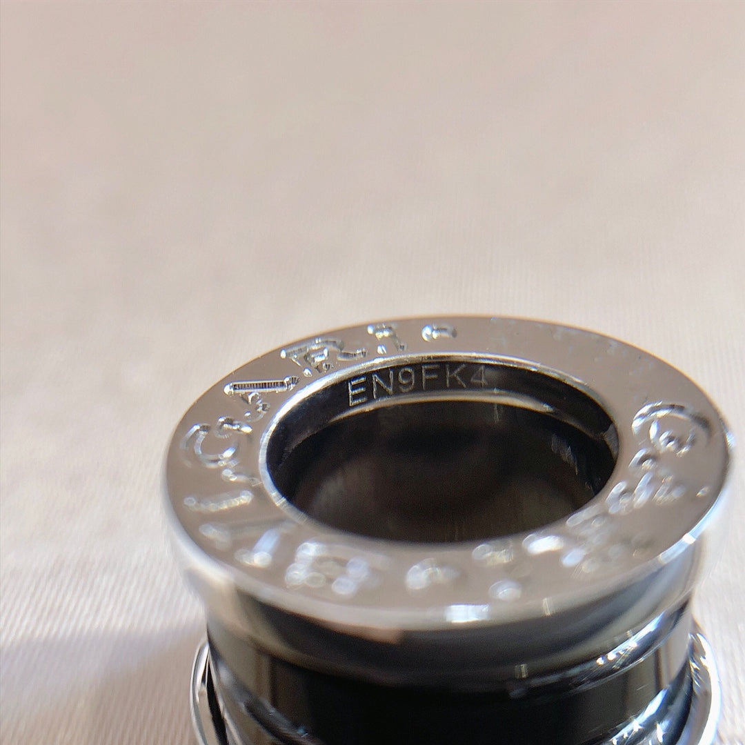 [⭐moonlume]ZERO 1 BLACK CERAMIC SILVER NECKLACE