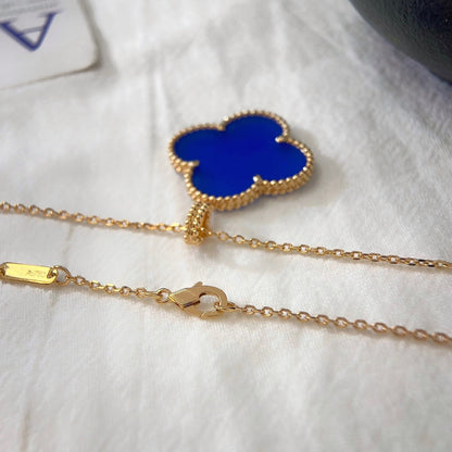 [⭐moonlume]CLOVER 25MM NECKLACE TURQUOISE ROSE GOLD