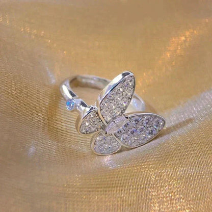 [⭐moonlume]BUTTERFLY DIAMOND RING