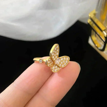 [⭐moonlume]BUTTERFLY DIAMOND RING