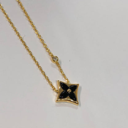 [⭐moonlume]STAR BLACK MOP NECKLACE