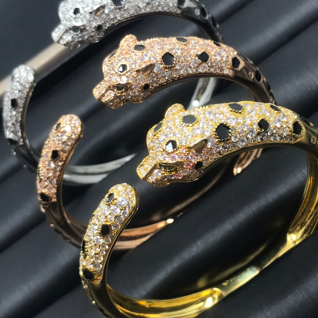 [⭐moonlume]PANTHERE BIG BRACELET DIAMONDS