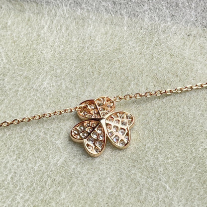 [⭐moonlume]FLOWER DIAMOND NECKLACE