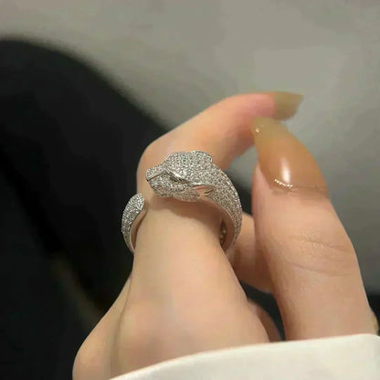 [⭐moonlume]PANTHERE 5.5MM ALL DIAMOND RING