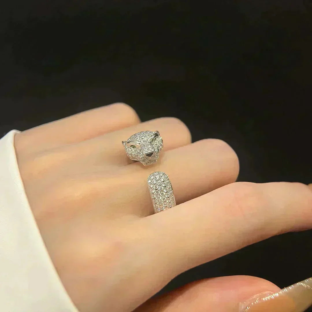[⭐moonlume]PANTHERE 5.5MM ALL DIAMOND RING