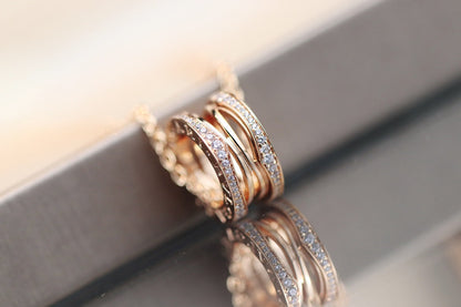 [⭐moonlume]ZERO 1 PINK GOLD NECKLACE
