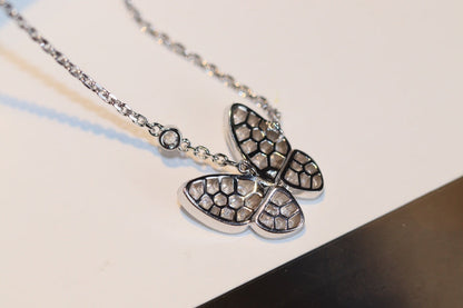 [⭐moonlume]BUTTERFLY DIAMOND NECKLACE