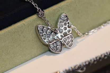 [⭐moonlume]BUTTERFLY DIAMOND NECKLACE