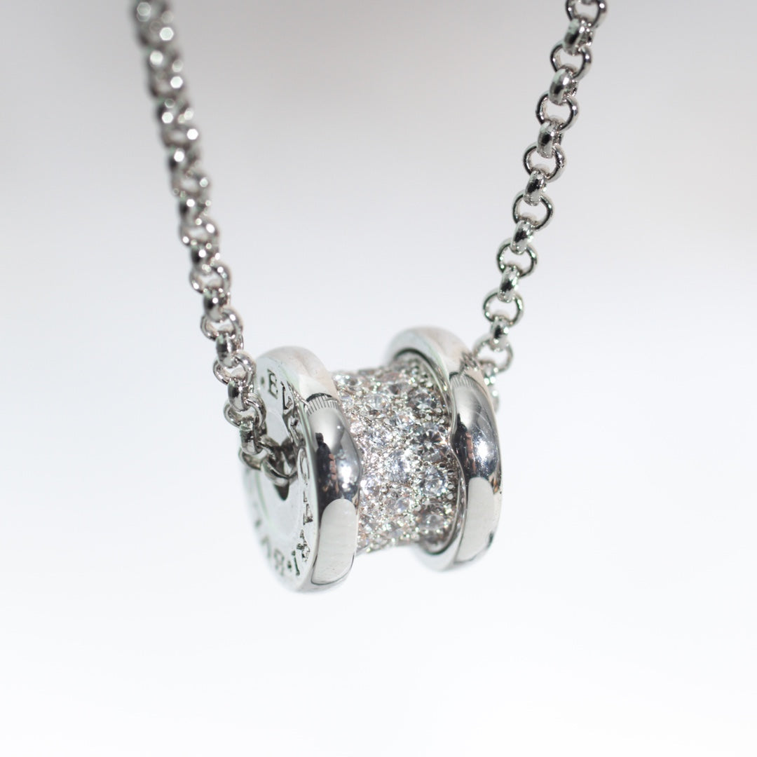 [⭐moonlume]ZERO 1 SILVER DIAMOND NECKLACE