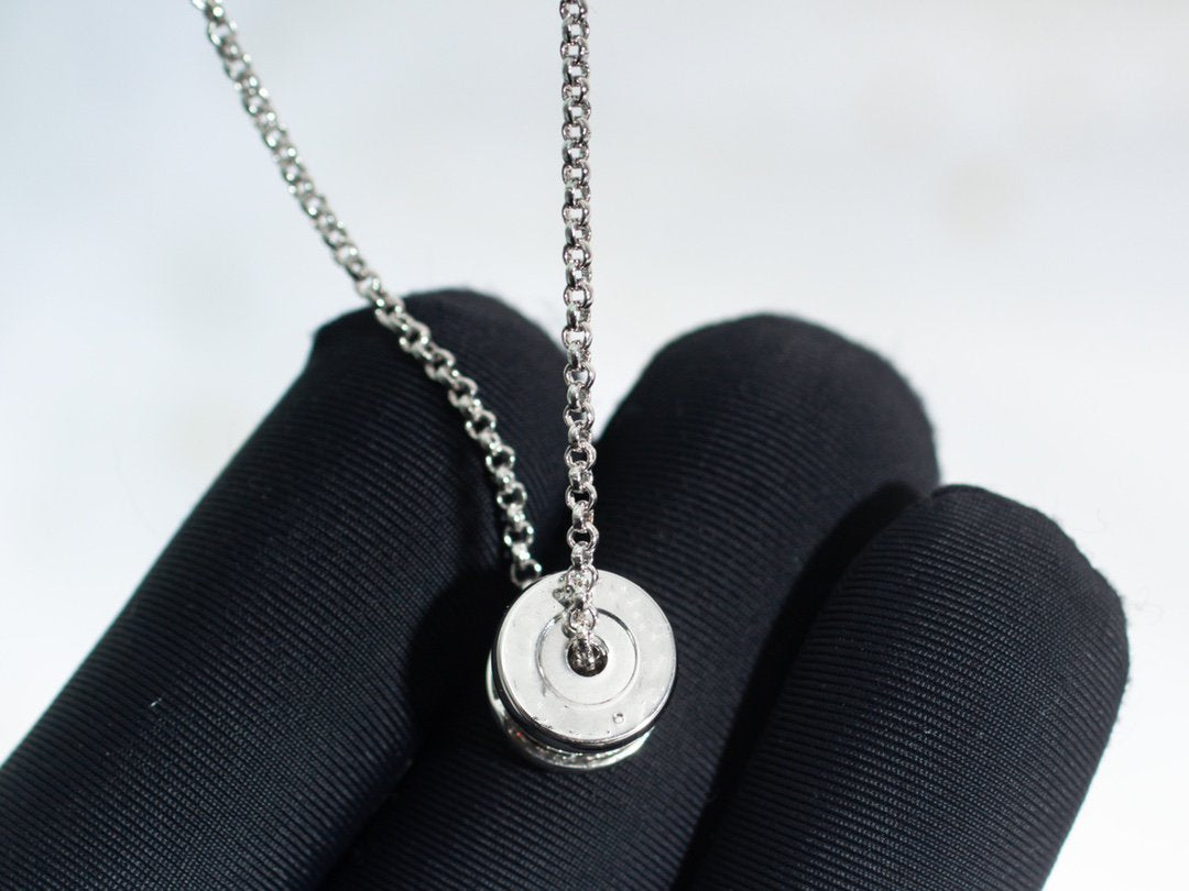 [⭐moonlume]ZERO 1 SILVER DIAMOND NECKLACE