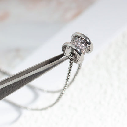 [⭐moonlume]ZERO 1 SILVER DIAMOND NECKLACE