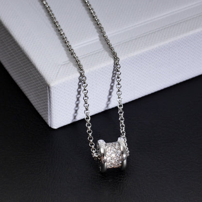 [⭐moonlume]ZERO 1 SILVER DIAMOND NECKLACE