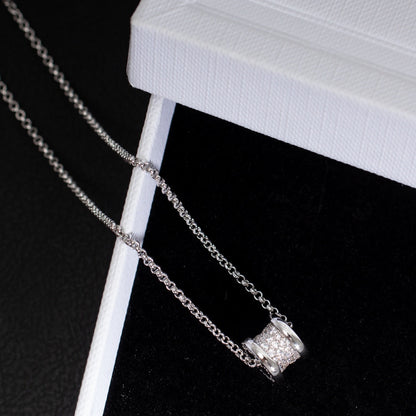 [⭐moonlume]ZERO 1 SILVER DIAMOND NECKLACE